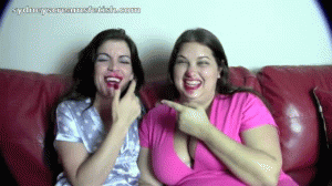 www.sydneyscreams4u.com - 75. Lesbian Lipstick Kissing & Smearing thumbnail