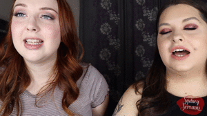 www.sydneyscreams4u.com - 1472. Showing Off Our Mouths ft Aria Anderson thumbnail